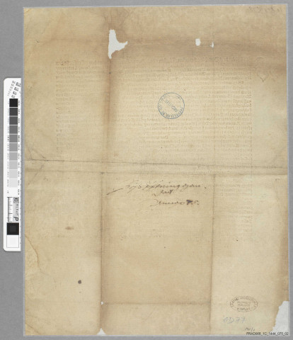 Mandement de l'archiduc Ferdinand sur la levée du Bospfennig