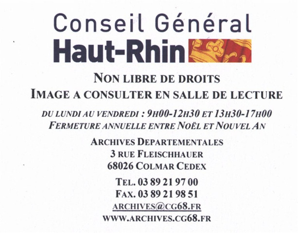 Hésingue : le Rohrbach, école-mairie-église, Croix des Missions, crèche/halte garderie "Les Petites Bouilles"