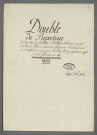 Doubles et copies de répertoires chronologiques Me Sébastien Jérôme Billig