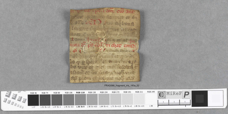 Fragment ms 183a