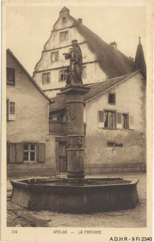 Andlau, la fontaine