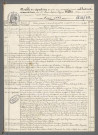 Double et copie de répertoire chronologique Me Marie Antoine Eugène Welte