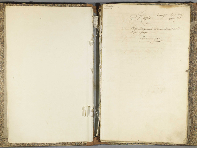 Hirsingue - Paroisse catholique Saint-Jean-Baptiste - Registre de baptêmes, mariages et sépultures