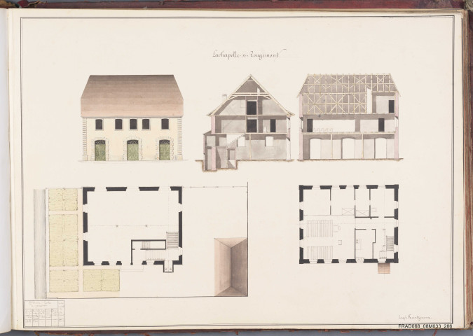 La Chapelle-sous-Rougemont - école des garçons et filles