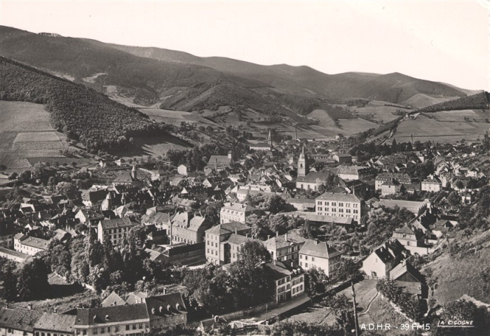 Sainte-Marie-aux-Mines : vue générale