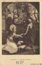 Colmar : musée Unterlinden : le Christ réssuscité et sainte Madeleine de Martin Schongauer