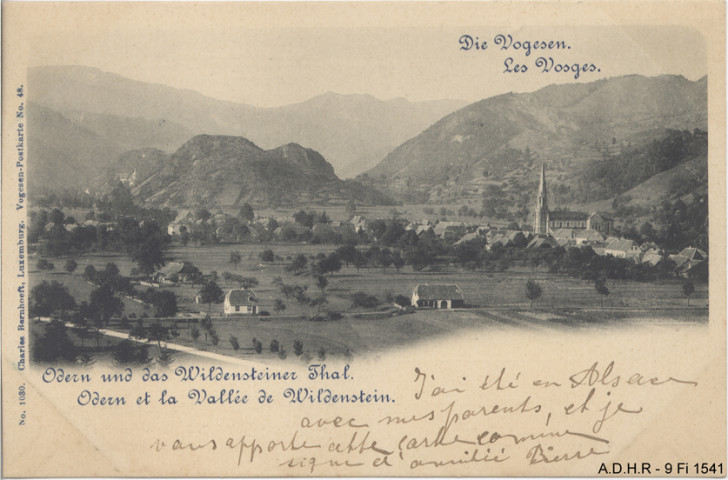 Oderen et la vallée de Wildenstein