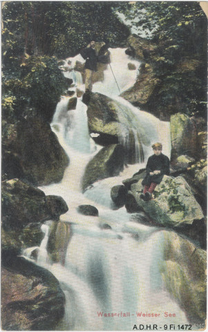 Le Lac Blanc : cascade