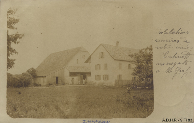 Issenheim : maison et dépendances agricoles