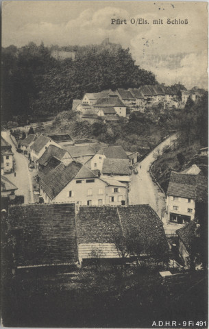 Ferrette : village et château