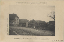 Friesen : après les bombardements de janvier 1915