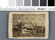 Carte-photo : groupe de soldats français.