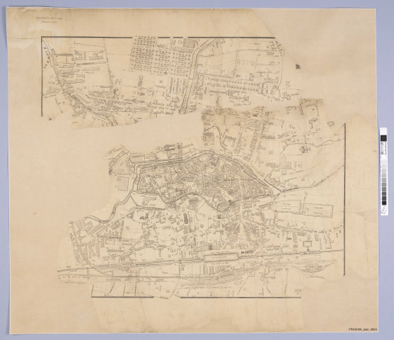 Mulhouse : plan de la ville.