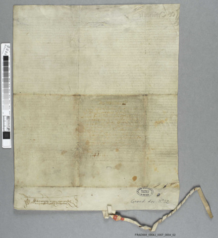 Jugement dans procès entre un bourgeois de Blotzheim et le provisor de la maison de Lucelle située à Blotzheim