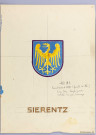 Aux armes des cantons du Haut-Rhin, peintes par Hansi pour les fauteuils des conseillers généraux en 1947