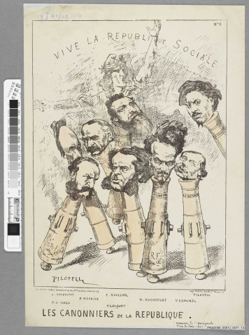 Caricatures sur la guerre de 1870 et la Commune