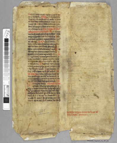 Fragment ms 551