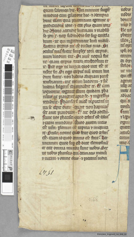 Fragment ms 568n