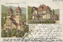 Murbach : abbaye, hôtel Murbach (propr. Wolff)