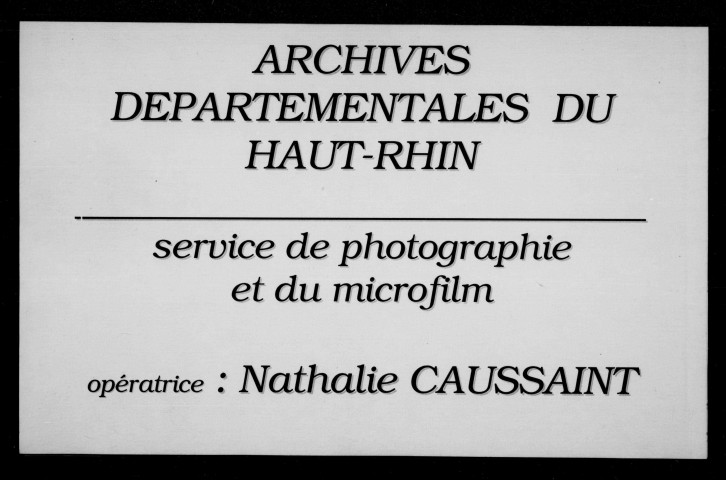 Du 1er janvier 1901 au 15 juillet 1902