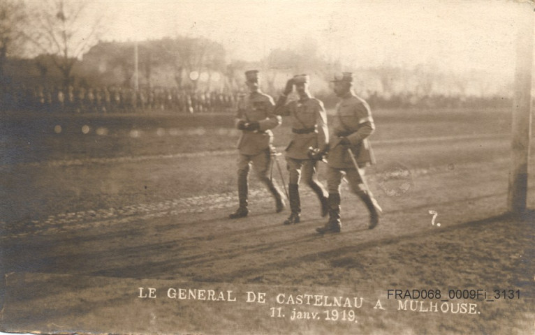 Le Général de Castelnau à Mulhouse