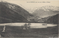 Sewen : lac avec vue sur le Ballon