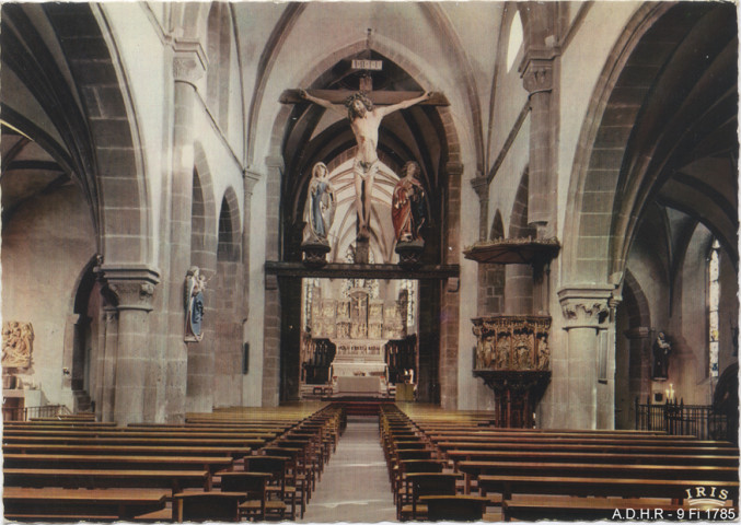 Kaysersberg, église vue intérieure