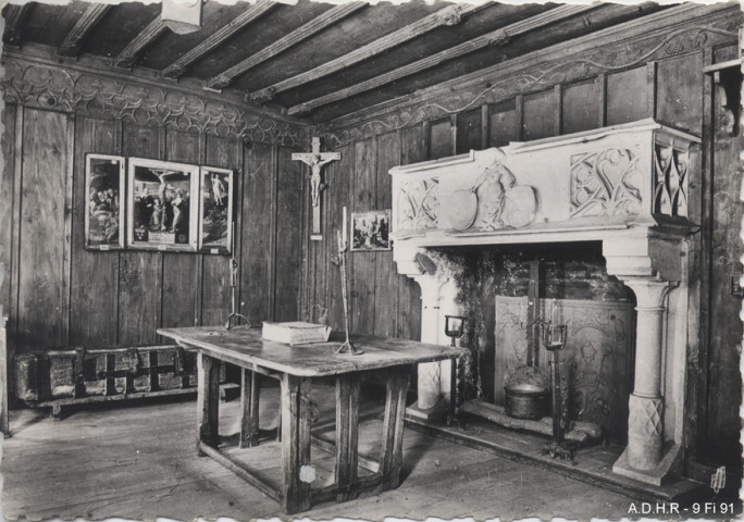 Colmar : musée Unterlinden : chambre gothique