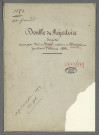 Double et copie de répertoire chronologique Me Jean Bernard Ferdinand Ingold