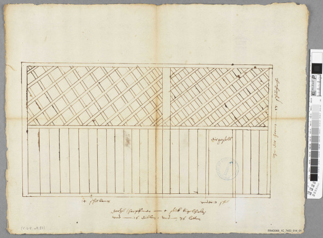 Cloison de l'Hôtel de la Chambre d'Ensisheim