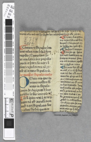 Fragment ms 188a