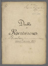 Double de répertoire chronologique Risacher