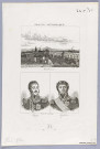 Mulhouse. Vue générale (Pl. de la France pittoresque" représentant aussi des portraits de Rapp et de Lefebre) + 1 photographie