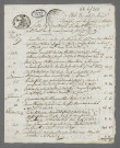 Double et copie de répertoire chronologique Me Jean François Antoine Miesch