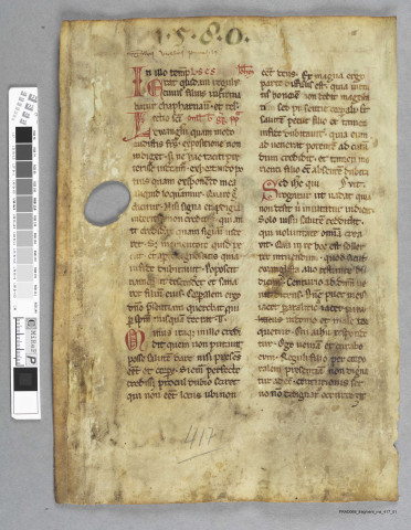 Fragment ms 417a