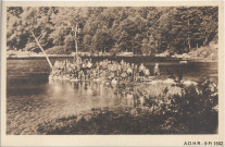 Lac du Fischboedlé : colonie de vacances "la Vogesia de Strasbourg"