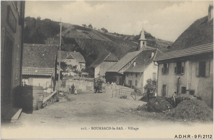 Bourbach-le-Bas : village