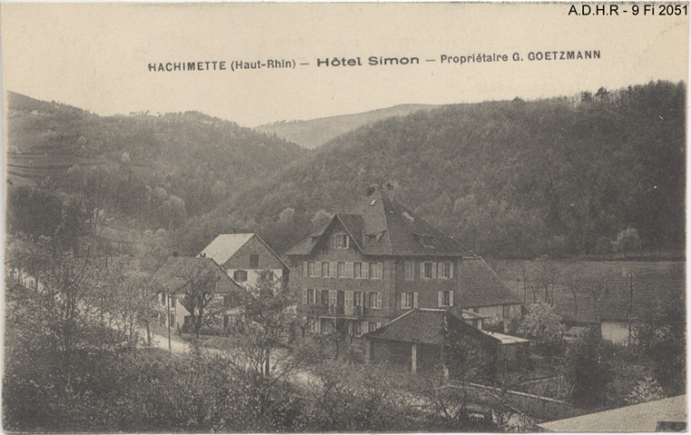 Hachimette, hôtel Simon