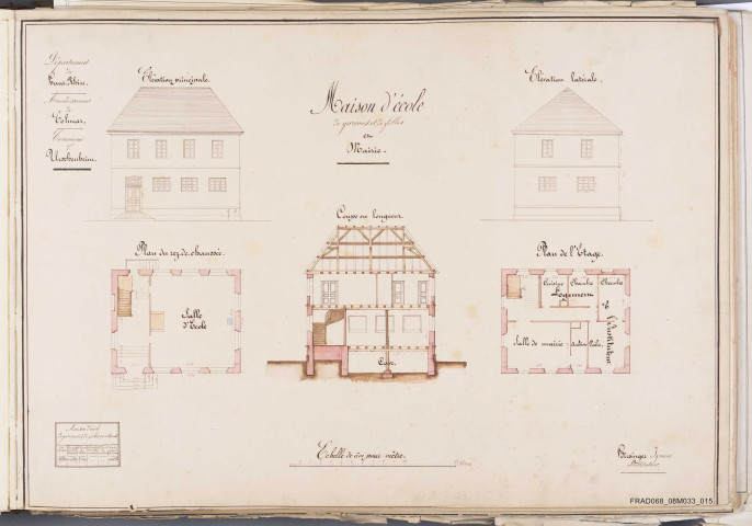 Urschenheim - école des garçons et filles