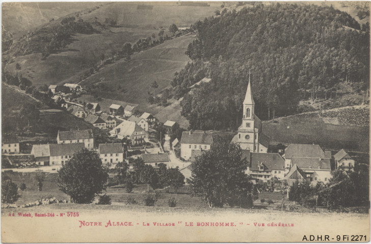 Le Bonhomme, vue générale