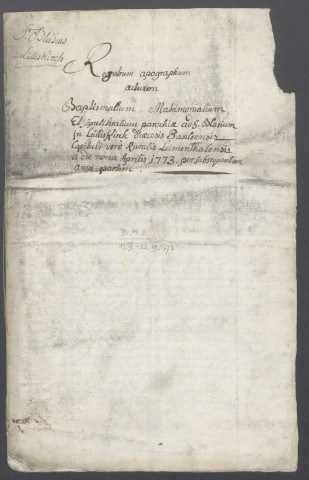 1773-1786 Saint-Blaise
