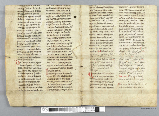 Fragment ms 416a