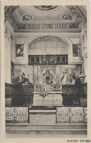 Pfaffenheim : N.D. du Schauenberg, intérieur de la chapelle