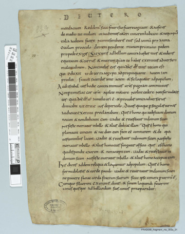 Fragment ms 083a