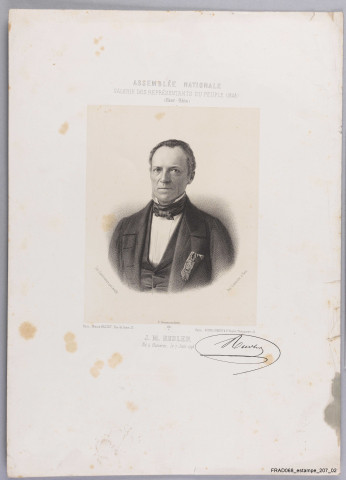 Portraits des 44 membres de l'Assemblée nationale en 1848