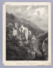 Ruines de Dusenbach (Planche des "Antiquités de l'Alsace" de Golbéry, n° 5