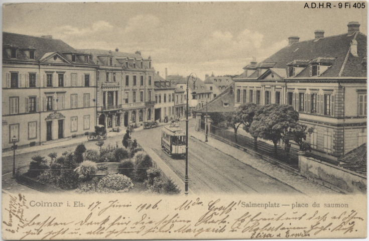 Colmar : place du Saumon