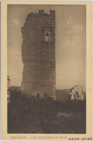 Eguisheim : les châteaux en ruine