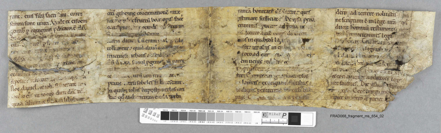 Fragment ms 654