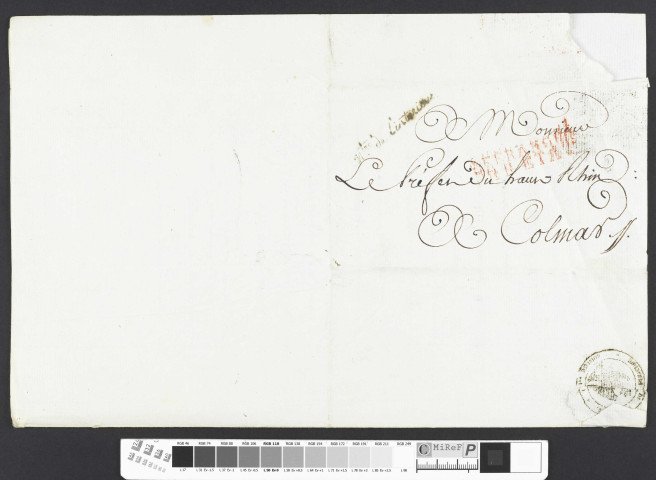 Travaux de fortifications de Kehl, Vieux-Brisach,Huningue, Belfort et Neuf-Brisach